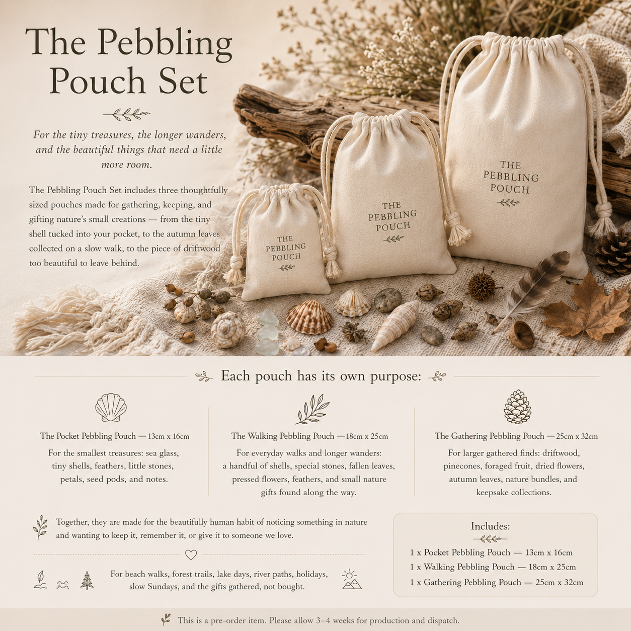 The Pebbling Pouch Set