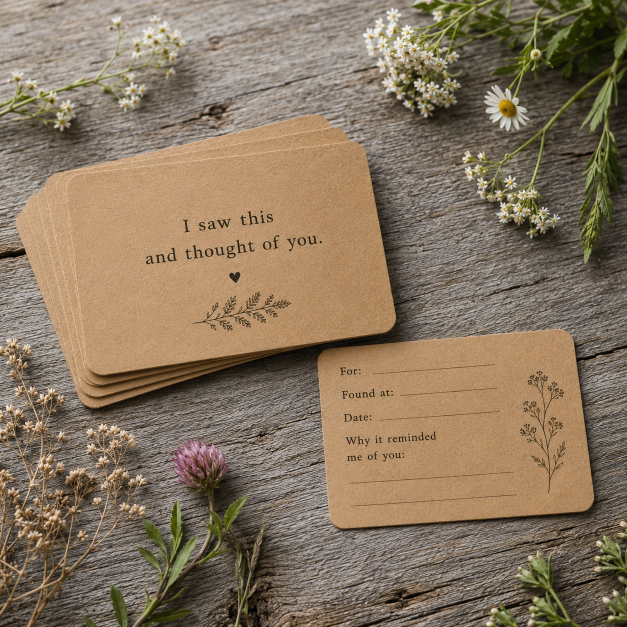 The Pebbling Notecards - I saw this and thought of you
