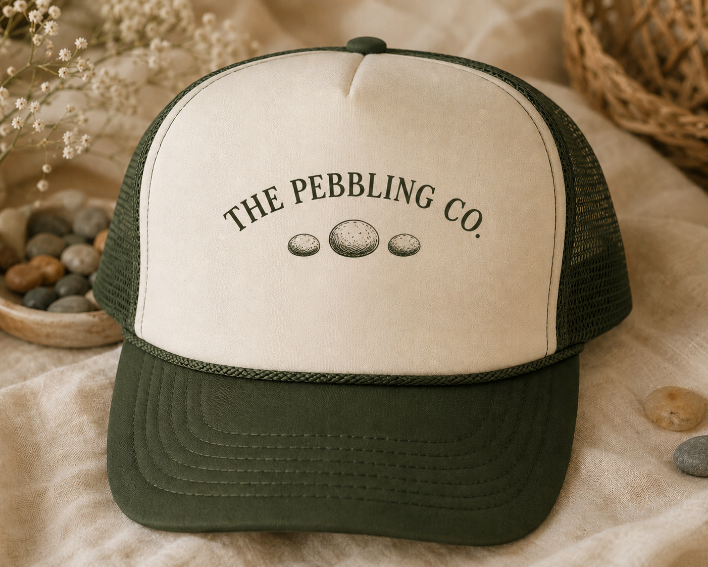 The Pebbling Co. Trucker Hat