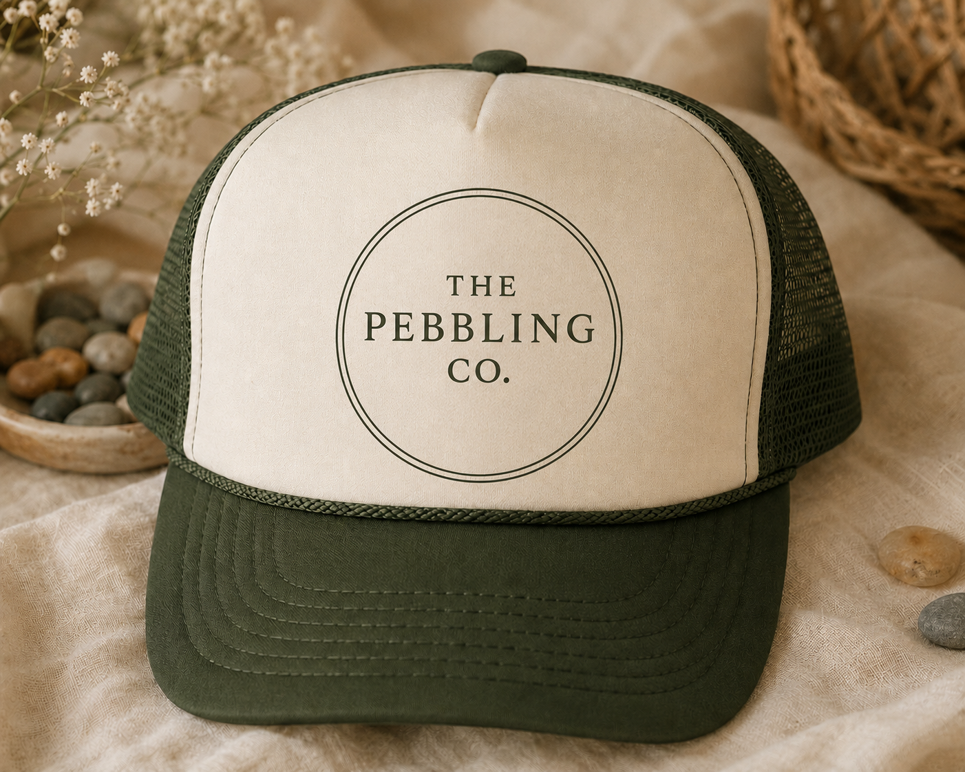 The Pebbling Co. Trucker Hat